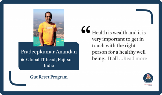 Wellness by Alkesh Testimonial Pradeep